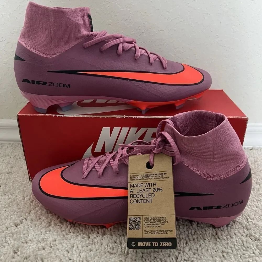 Nike Mercurial Superfly 10 Pro FG Soccer Cleats Men’s Size 11.5 HF9433-600 NEW